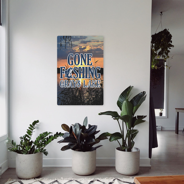 Gone Fishing 20x30 - Canvas Print - In Context