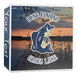 Gone Fishing 3-Ring Binder - 2 inch (Personalized)