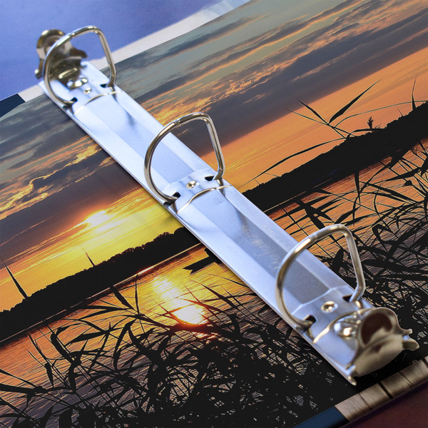 Gone Fishing 3 Ring Binders - Full Wrap - 1" - DETAIL