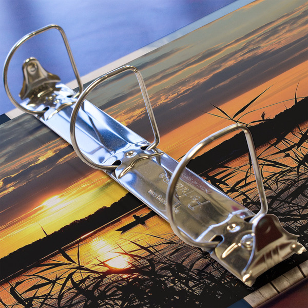 Gone Fishing 3 Ring Binders - Full Wrap - 2" - DETAIL