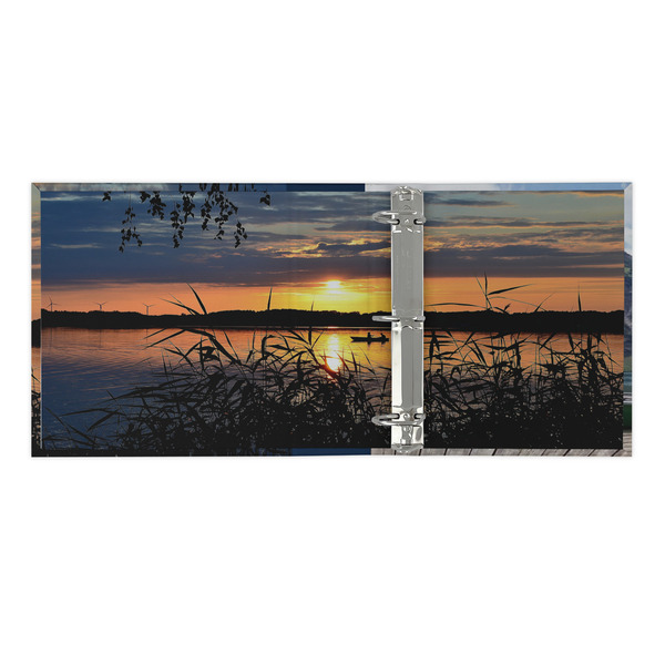 Gone Fishing 3 Ring Binders - Full Wrap - 2" - OPEN INSIDE