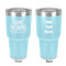 Gone Fishing 30 oz Stainless Steel Tumbler - Teal - Double-Sided (Personalized)