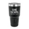 Gone Fishing 30 oz Stainless Steel Ringneck Tumblers - Black - FRONT