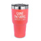 Gone Fishing 30 oz Stainless Steel Ringneck Tumblers - Coral - FRONT