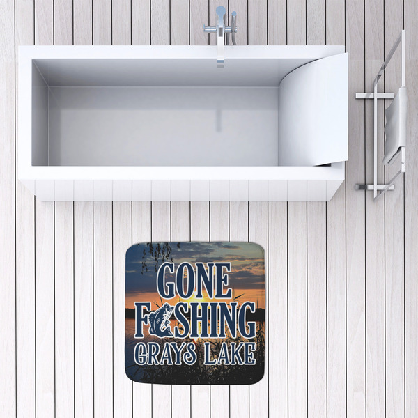 Gone Fishing 48x48 Foam Memory Mat - LIFESTYLE