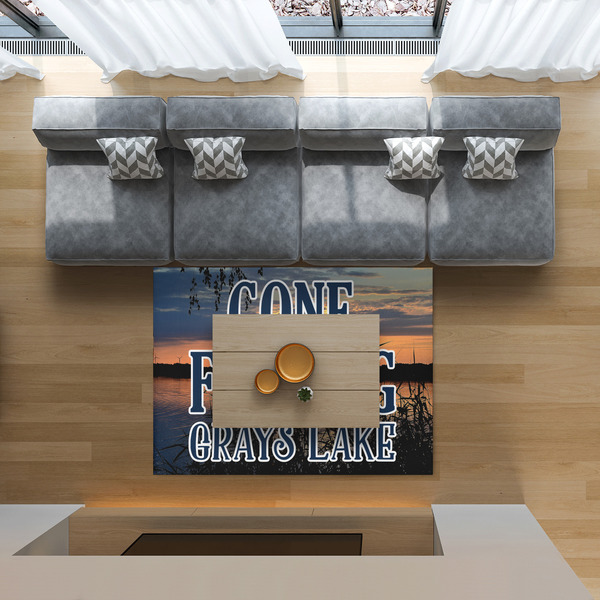 Gone Fishing 5'x7' Indoor Area Rugs - IN CONTEXT