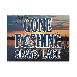 Gone Fishing 5' x 7' Patio Rug (Personalized)