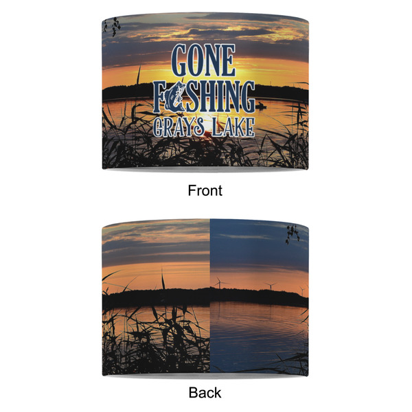 Gone Fishing 8" Drum Lampshade - APPROVAL (Fabric)