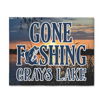 Gone Fishing 8' x 10' Indoor Area Rug (Personalized)