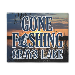 Gone Fishing 8' x 10' Indoor Area Rug (Personalized)