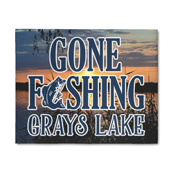 Gone Fishing 8' x 10' Patio Rug (Personalized)