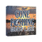 Gone Fishing Canvas Print - 8x8 (Personalized)