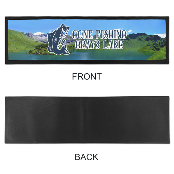 Gone Fishing Bar Mat - Large - APPROVAL