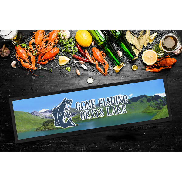 Gone Fishing Bar Mat - Large - LIFESTYLE