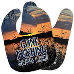 Gone Fishing Baby Bib w/ Photo