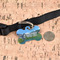 Gone Fishing Bone Shaped Dog ID Tag - Large - In Context