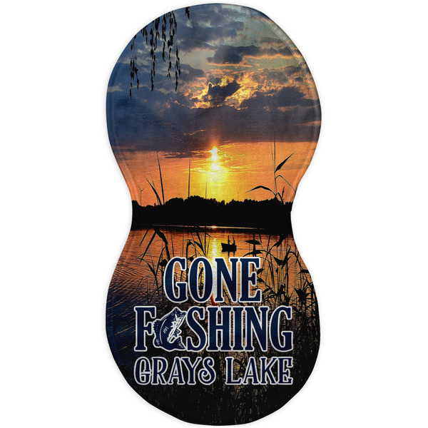 Gone Fishing Burp Peanut Shaped Flat