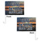Gone Fishing Car Flag - 11" x 8" - Front & Back View