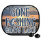 Gone Fishing Car Sun Shade- Black
