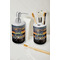 Gone Fishing Ceramic Bathroom Accessories - LIFESTYLE (toothbrush holder & soap dispenser)