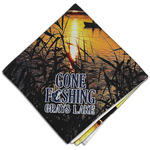 Gone Fishing Cloth Dinner Napkin - Single w/ Photo