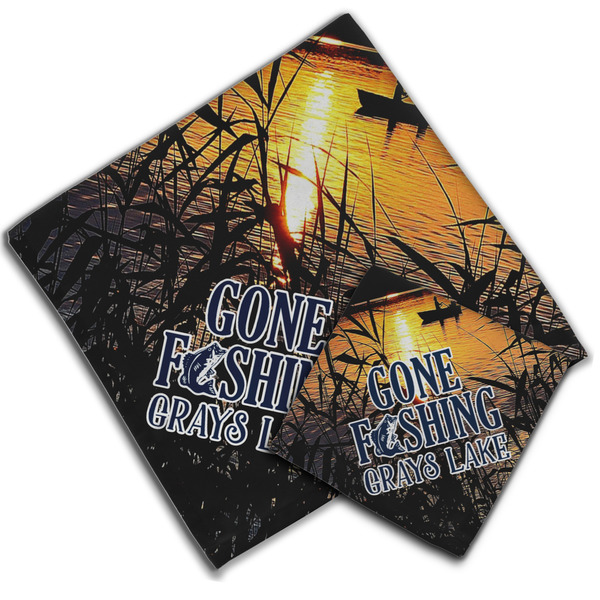 Gone Fishing Cloth Napkins - Personalized Lunch & Dinner (PARENT MAIN)