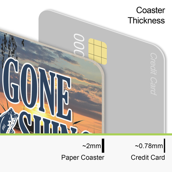 Gone Fishing Coaster Thickness