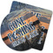 Gone Fishing Rubber Backed Coaster (Personalized)
