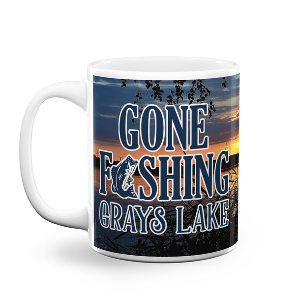Custom Gone Fishing Coffee Mug (Personalized)