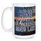 Gone Fishing Coffee Mug - 15 oz - White