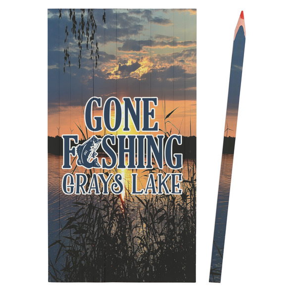 Gone Fishing Colored Pencils - Front View