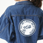 Gone Fishing Large Custom Shape Patch - 2XL (Personalized)