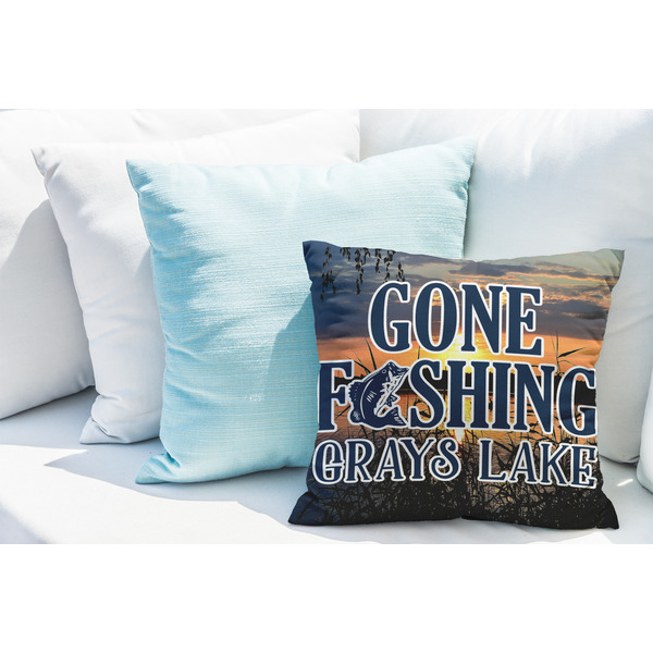 Gone Fishing Decorative Pillow Case - LIFESTYLE 2