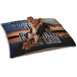 Gone Fishing Dog Bed - Small w/ Name or Text