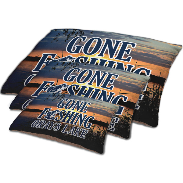 Gone Fishing Dog Beds - MAIN (sm, med, lrg)