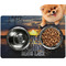 Gone Fishing Dog Food Mat - Small (Personalized)