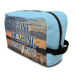 Gone Fishing Toiletry Bag / Dopp Kit (Personalized)