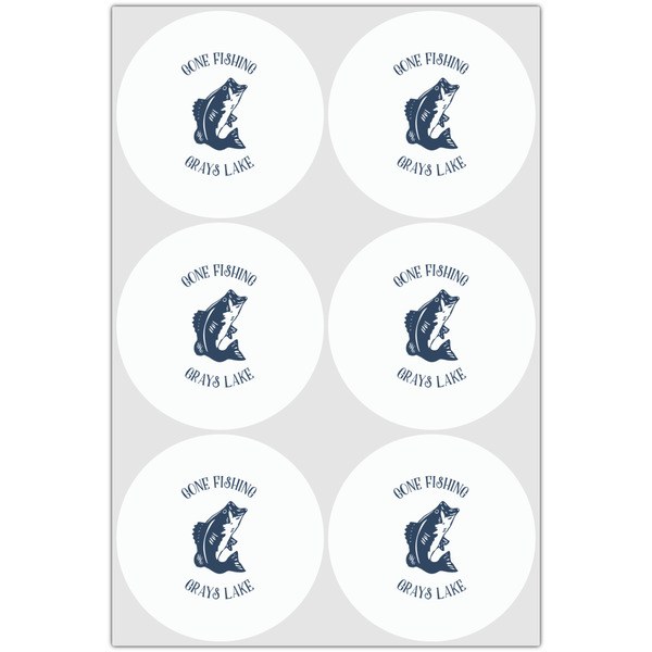 Gone Fishing Drink Topper - Large - Set of 6