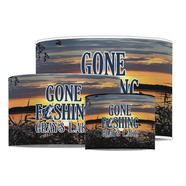 Gone Fishing Drum Lampshades - MAIN