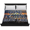 Gone Fishing Duvet Cover - King - On Bed - No Prop