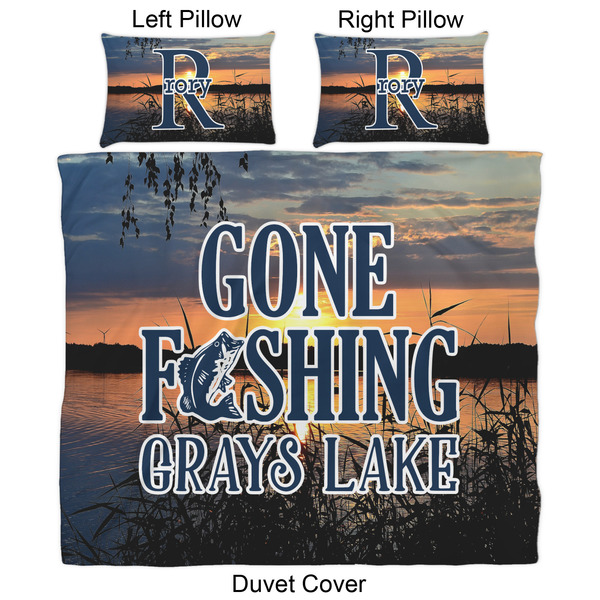 Gone Fishing Duvet Cover Set - King - Approval