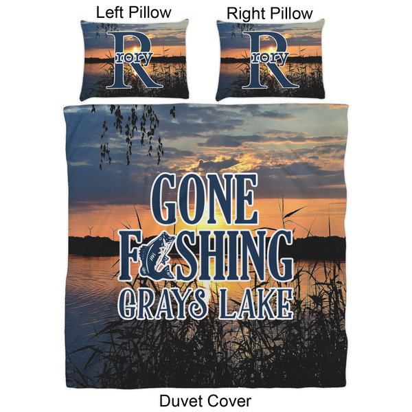 Gone Fishing Duvet Cover Set - Queen - Approval