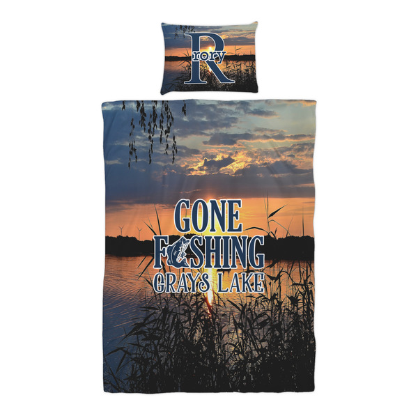 Gone Fishing Duvet Cover Set - Twin XL - Alt Approval