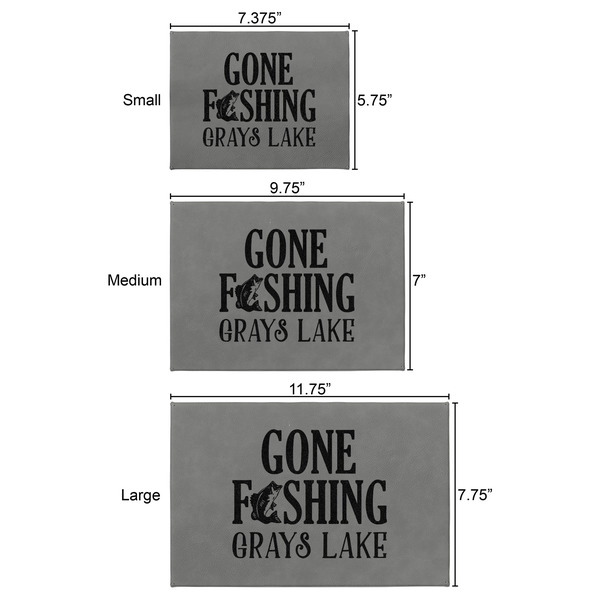Gone Fishing Engraved Gift Boxes - All 3 Sizes