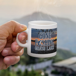 Gone Fishing Single Shot Espresso Cup - Single (Personalized)