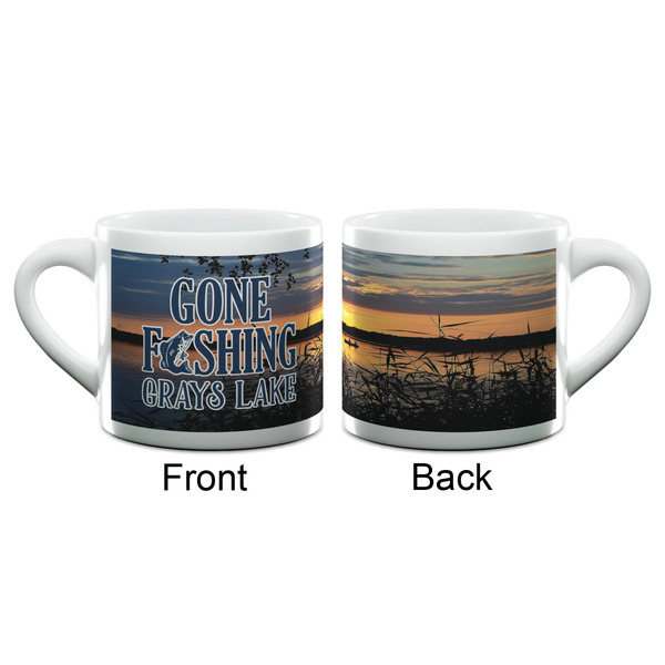 Gone Fishing Espresso Cup - 6oz (Double Shot) (APPROVAL)
