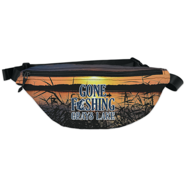 Custom Gone Fishing Fanny Pack - Classic Style (Personalized)