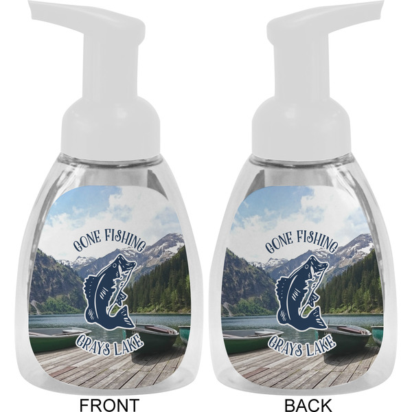Gone Fishing Foam Soap Bottle Approval - White