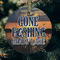 Gone Fishing Frosted Glass Ornament - Round (Lifestyle)