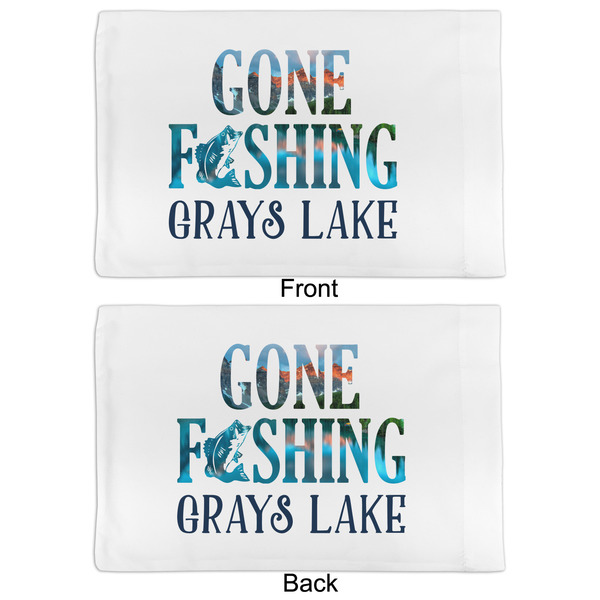 Gone Fishing Full Pillow Case - APPROVAL (partial print)